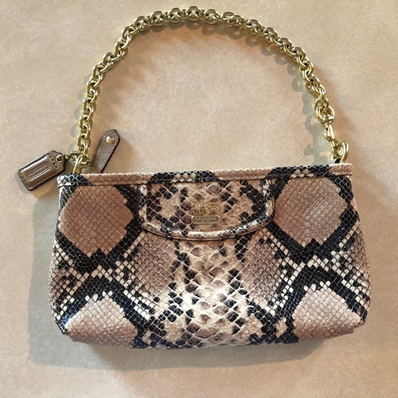 Coach Snakeskin Python handbag and wallet - Picture 1 of 7